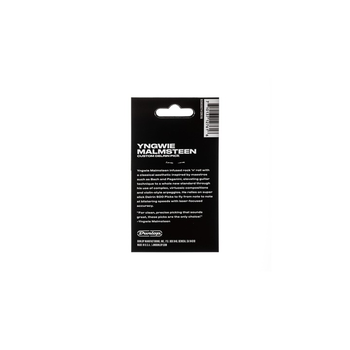 Acquista DUNLOP YJMP01WH MALMSTEEN CUSTOM DELRIN PICK 1.5 MM 6PC online | Merula Strumenti Musicali