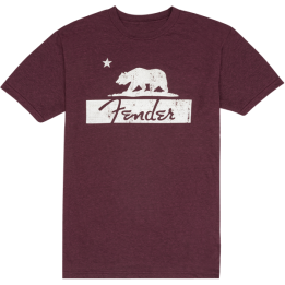 Acquista FENDER BURGANDY BEAR UNISEX T-SHIRT, M - 9190138406 online | Merula Strumenti Musicali