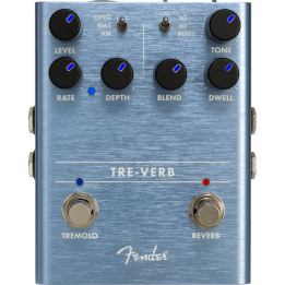 Fender Tre-Verb Digital Reverb/Tremolo, pedale per chitarra elettrica