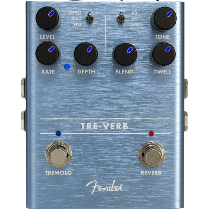 Fender Tre-Verb Digital Reverb/Tremolo, pedale per chitarra elettrica