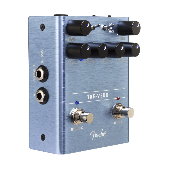 Fender Tre-Verb Digital Reverb/Tremolo, pedale per chitarra elettrica