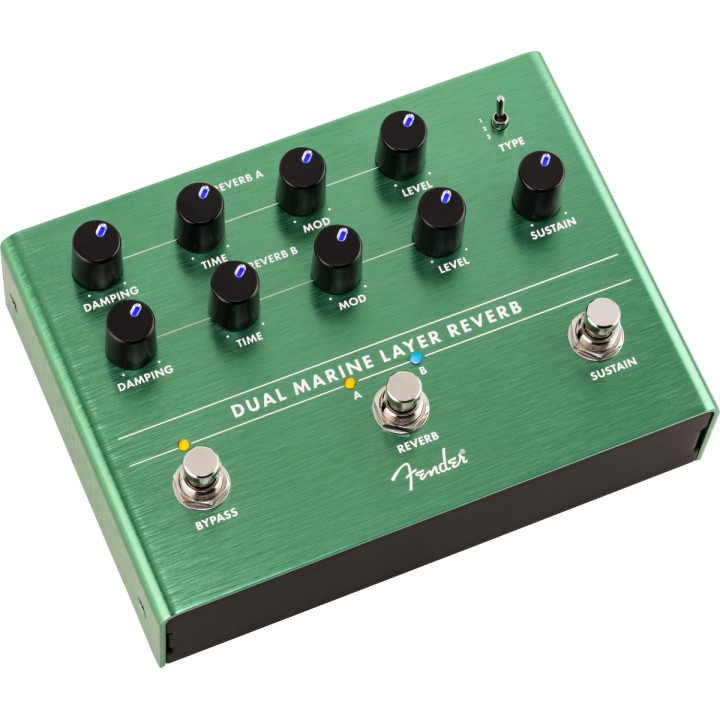 Fender Dual Marine Layer Reverb, pedale riverbero per chitarra elettrica