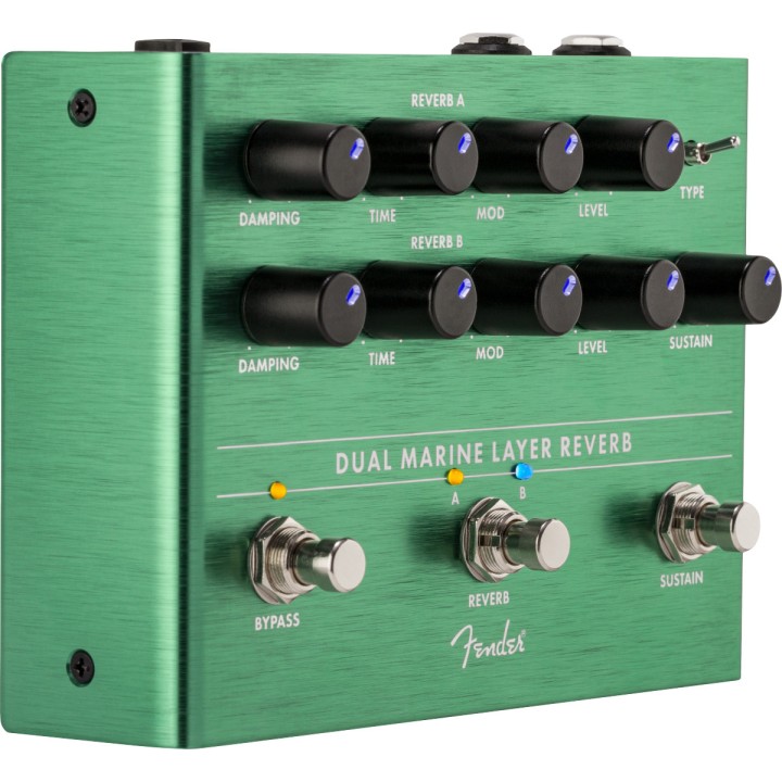 Fender Dual Marine Layer Reverb, pedale riverbero per chitarra elettrica