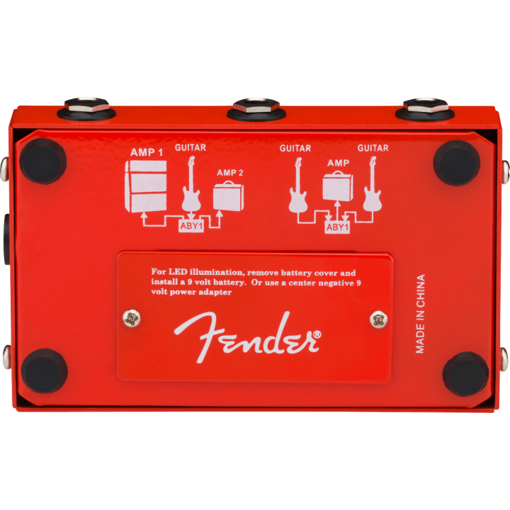 Acquista FENDER 2-Switch ABY Pedal, Red online | Merula Strumenti Musicali