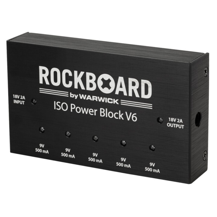 Acquista ROCKBOARD RBO POW BLOCK ISO 6 POWER BLOCK ISO 6 Alimentatore online | Merula Strumenti Musicali