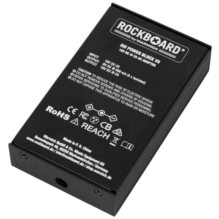 Acquista ROCKBOARD RBO POW BLOCK ISO 6 POWER BLOCK ISO 6 Alimentatore online | Merula Strumenti Musicali