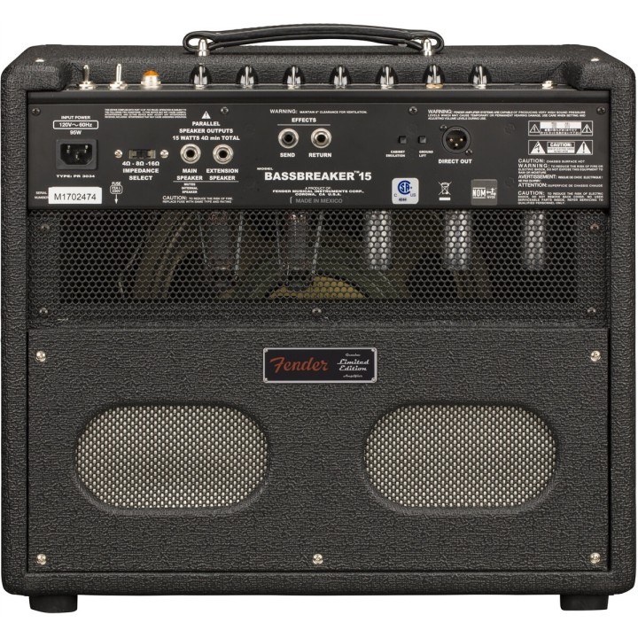 Acquista FENDER Bassbreaker 15 Combo Midnight Oil 2262006672 online | Merula Strumenti Musicali
