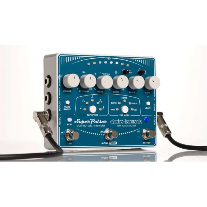 Acquista ELECTRO-HARMONIX Super Pulsar - Stereo Tap Tremolo online | Merula Strumenti Musicali