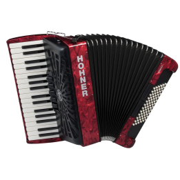 Acquista HOHNER BRAVO III 72 ROSSO SILENTKEY online | Merula Strumenti Musicali