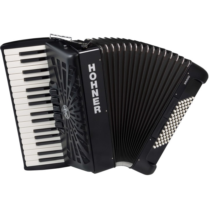 Acquista HOHNER BRAVO III 72 NERO A16622 SILENTKEY online | Merula Strumenti Musicali