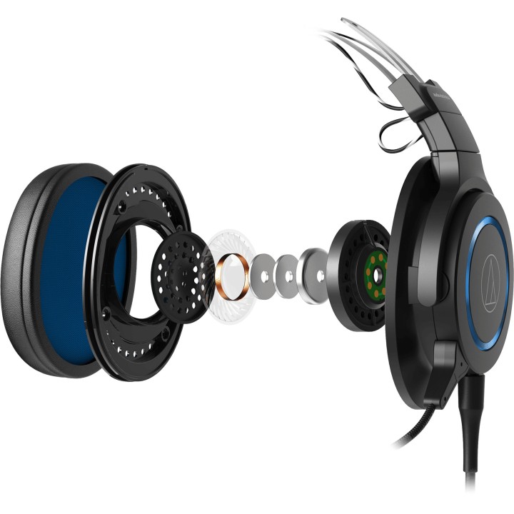 AUDIO-TECHNICA | ATH-G1 Cuffia per gaming con archetto flessibile per microfono, staccabile