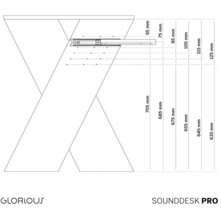 Acquista GLORIOUS SOUND DESK PRO WALNUT online | Merula Strumenti Musicali