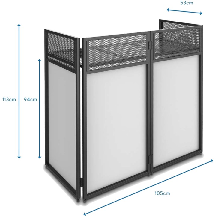 Vonyx - DB4 Pro DJ Booth System 1.1m Lycra
