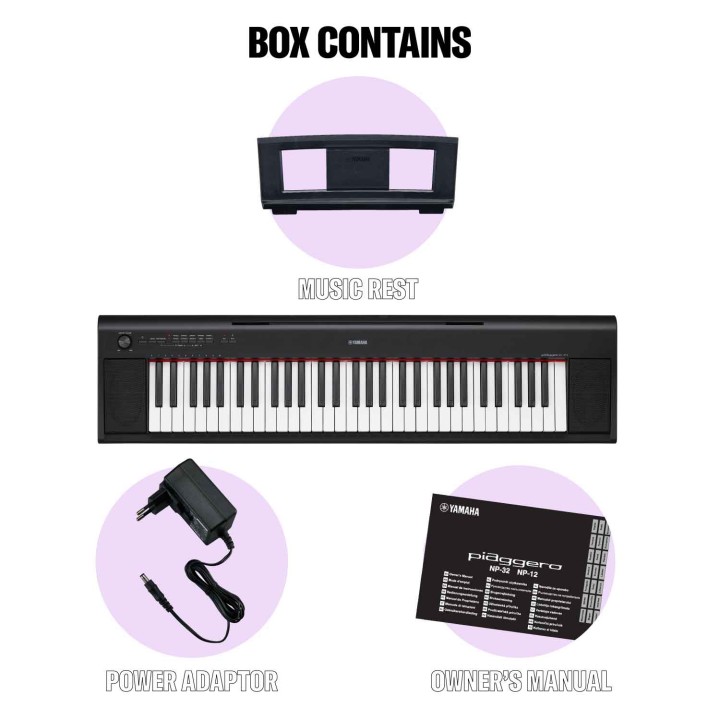 Acquista YAMAHA NP12B online | Merula Strumenti Musicali