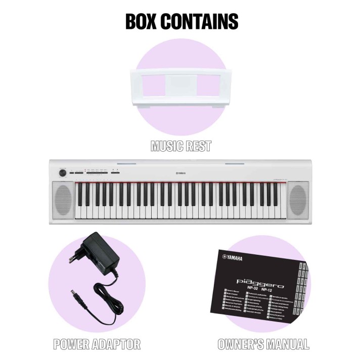Acquista YAMAHA NP12WH online | Merula Strumenti Musicali
