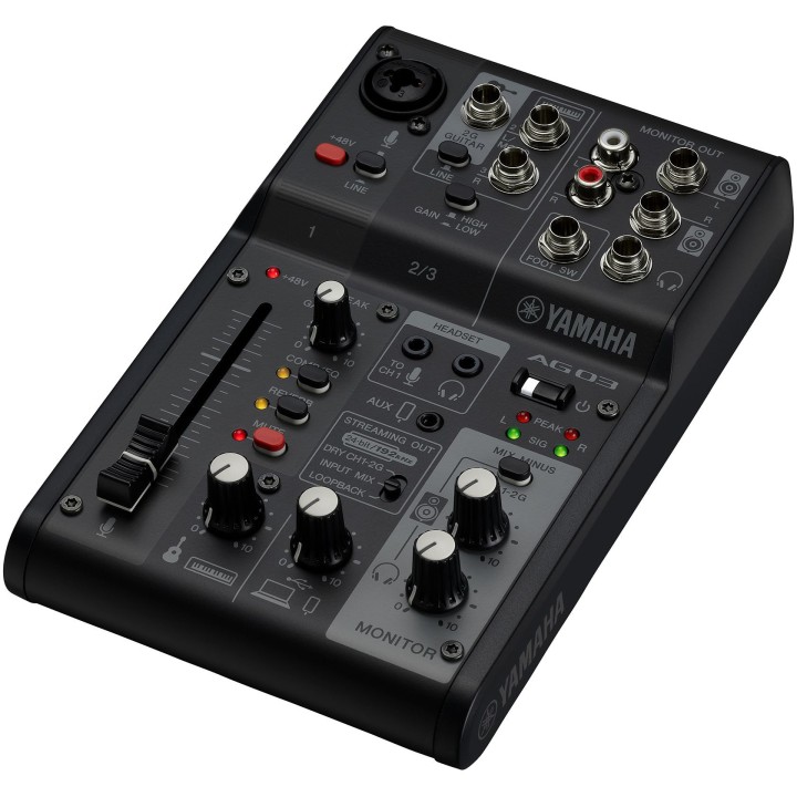 Acquista YAMAHA AG03-MK2 BK online | Merula Strumenti Musicali