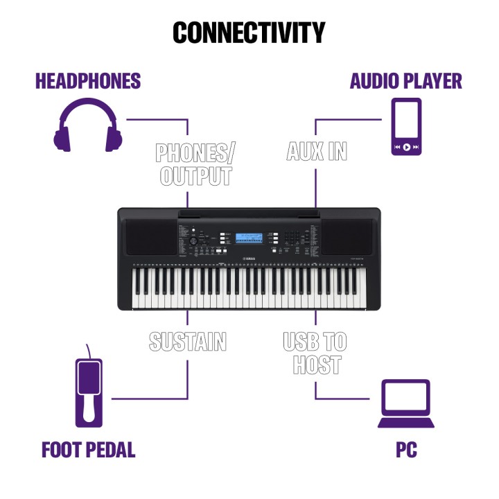 Acquista YAMAHA Psr-E373 online | Merula Strumenti Musicali