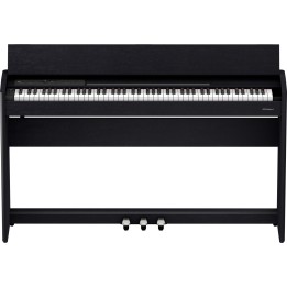 roland f701 black piano digitale con mobile