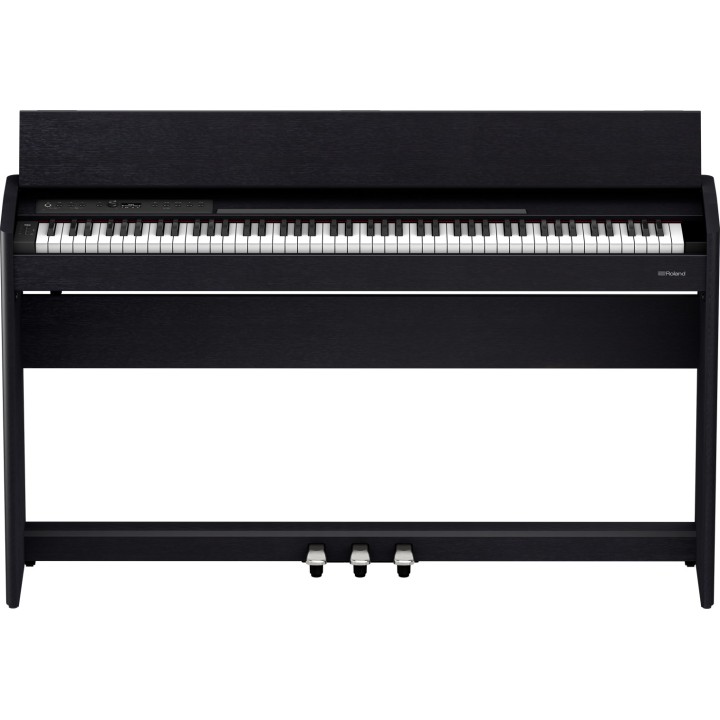 roland f701 black piano digitale con mobile