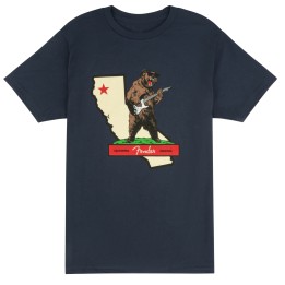 Acquista FENDER 9190136906 FENDER ROCKS CALI T-SHIRT, NAVY 3X online | Merula Strumenti Musicali