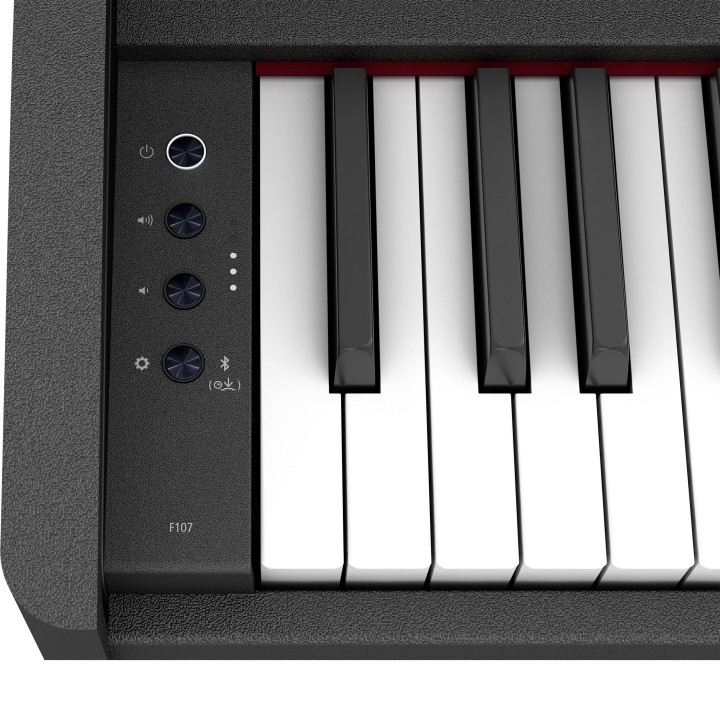 roland f107-bkx pianoforte digitale con mobile