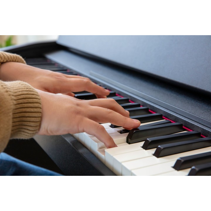 roland f107-bkx pianoforte digitale con mobile