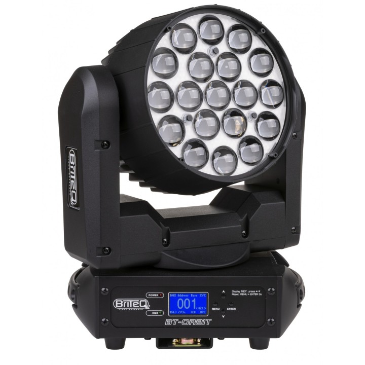 Acquista BRITEQ LED MOVING WASH RGBW (19 X 15W) RING CONTROL 10-60° online | Merula Strumenti Musicali