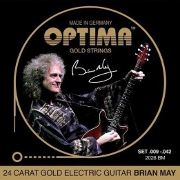 Acquista OPTIMA CORDE PER CHITARRA ELETTRICA GOLD STRINGS ROUND WOUND online | Merula Strumenti Musicali