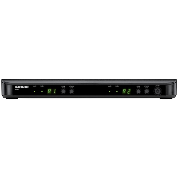 Shure - BLX188E-W85 Sistema Wireless BLX88E, 2X BLX1, 2X WL185. (M17)