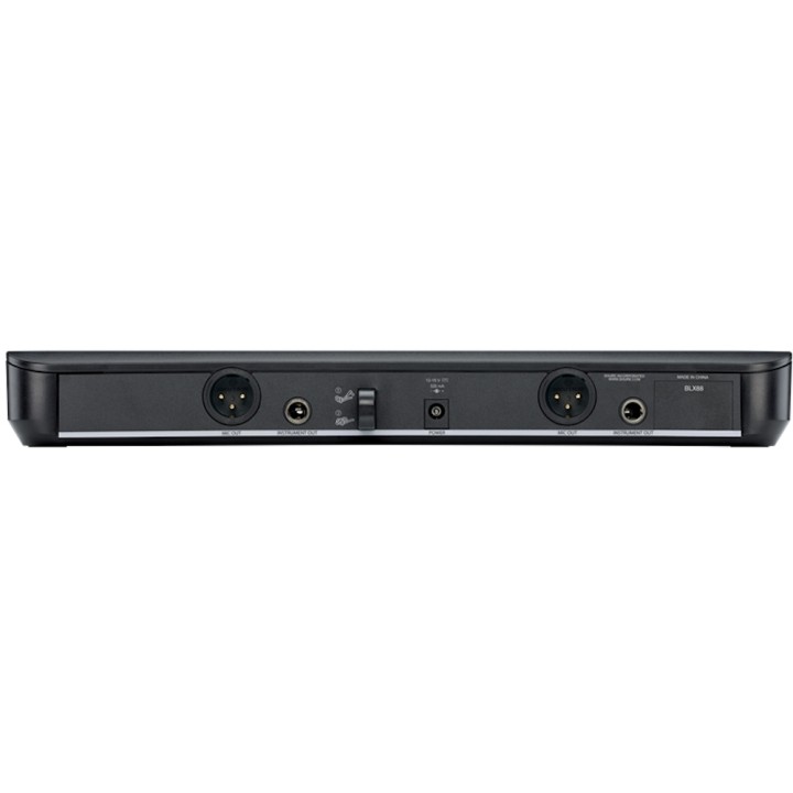 Shure - BLX188E-W85 Sistema Wireless BLX88E, 2X BLX1, 2X WL185. (M17)