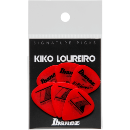 Acquista IBANEZ SET DI 6 PLETTRI KIKO LOUREIRO SIGNATURE B1000KLRD online | Merula Strumenti Musicali
