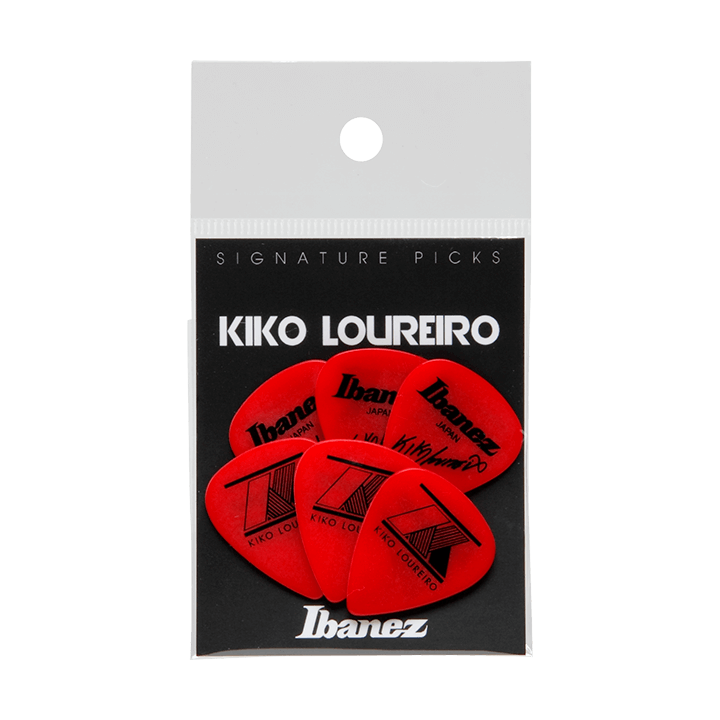Acquista IBANEZ SET DI 6 PLETTRI KIKO LOUREIRO SIGNATURE B1000KLRD online | Merula Strumenti Musicali