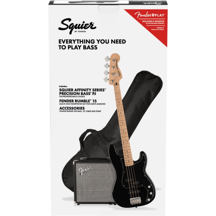 SQUIER AFFINITY SERIES PRECISION BASS PJ PACK 0372981606 | Merula Strumenti Musicali