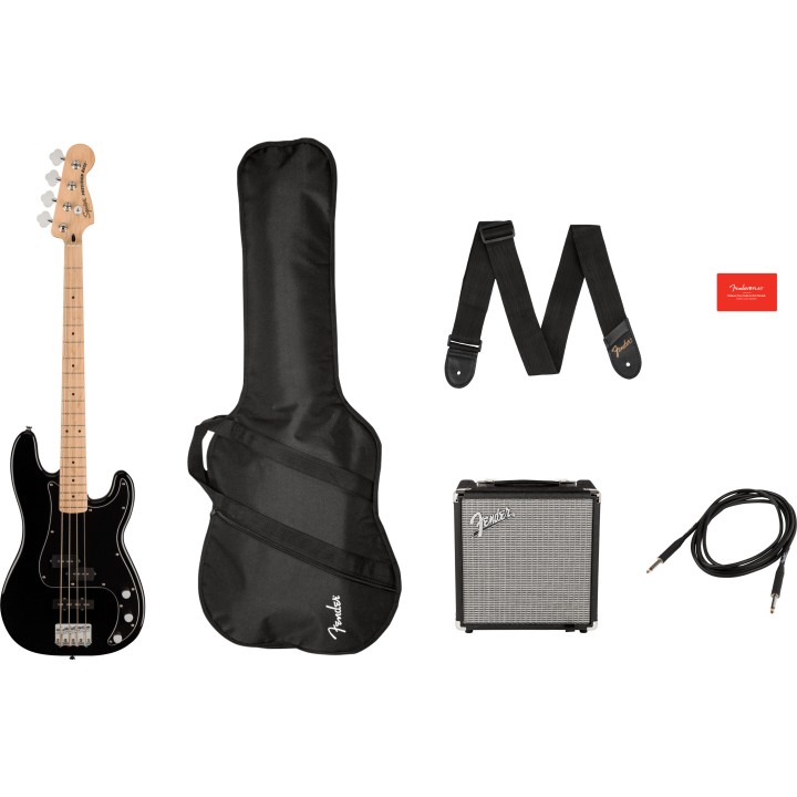SQUIER AFFINITY SERIES PRECISION BASS PJ PACK 0372981606 | Merula Strumenti Musicali