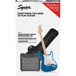 Acquista SQUIER Affinity Series Stratocaster Hss Pack, Maple Fingerboard, Lake Placid Blue, G online | Merula Strumenti Musicali