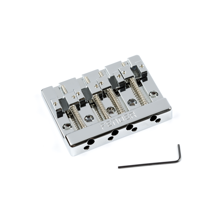 Acquista FENDER 0994407000 High Mass Bass Bridge IV Zinc Saddles online | Merula Strumenti Musicali