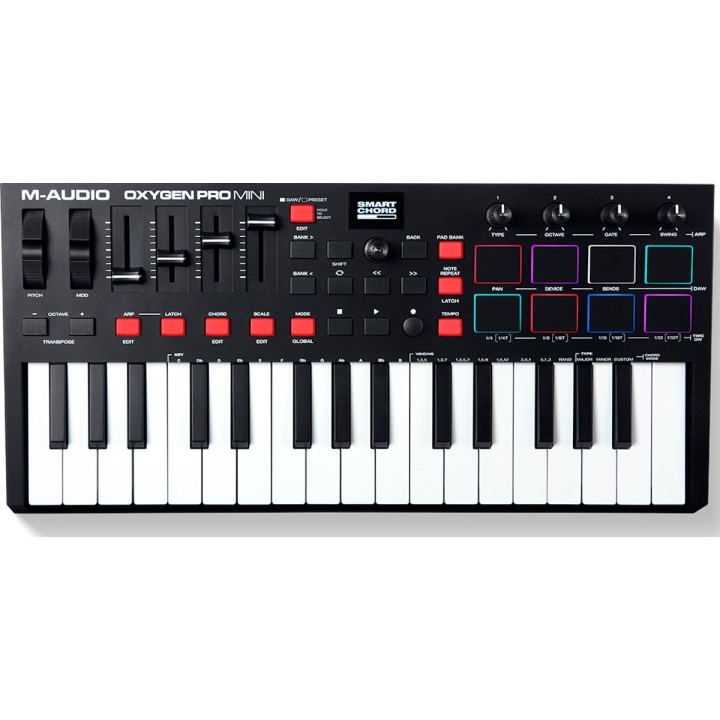M-AUDIO - OXYGEN PRO MINI Master keyboard 32 tasti