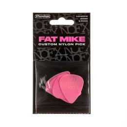 Acquista DUNLOP 44P060FM FAT MIKE CUSTOM NYLON PICK 6PC online | Merula Strumenti Musicali