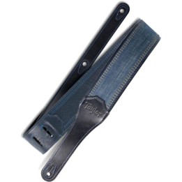 Acquista TAYLOR TRACOLLA D250-10 BLUE DENIM STRAP NAVY LEATHER EDGES 2.5" online | Merula Strumenti Musicali