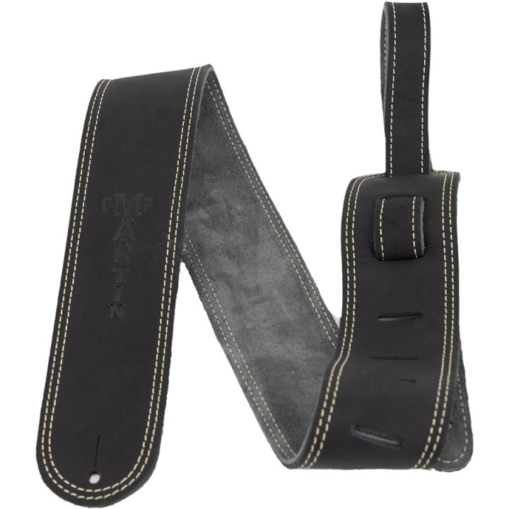 Acquista MARTIN 18A0013 TRACOLLA IN PELLE BALL GLOVE LEATHER/SUEDE, BLACK online | Merula Strumenti Musicali