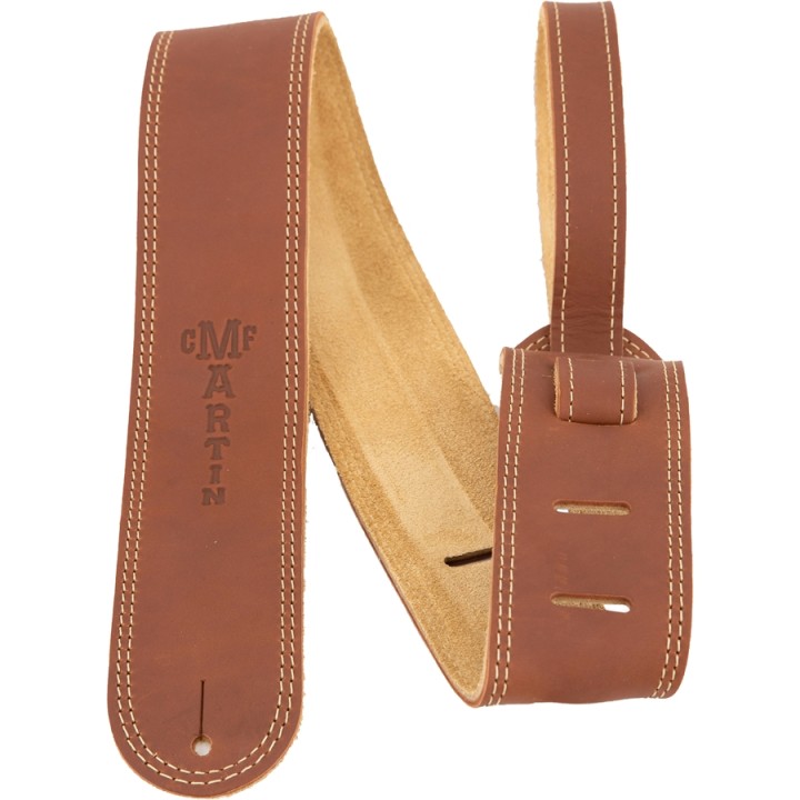 Acquista MARTIN 18a0012 Tracolla In Pelle Ball Glove Leather/Suede, Brown online | Merula Strumenti Musicali