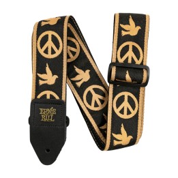 Acquista ERNIE BALL 4613 TRACOLLA PEACE LOVE DOVE JACQUARD online | Merula Strumenti Musicali