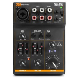 Acquista EGO TECHNOLOGIES PDM-D301 3-CHANNEL USB MIXER SOUNDCARD online | Merula Strumenti Musicali
