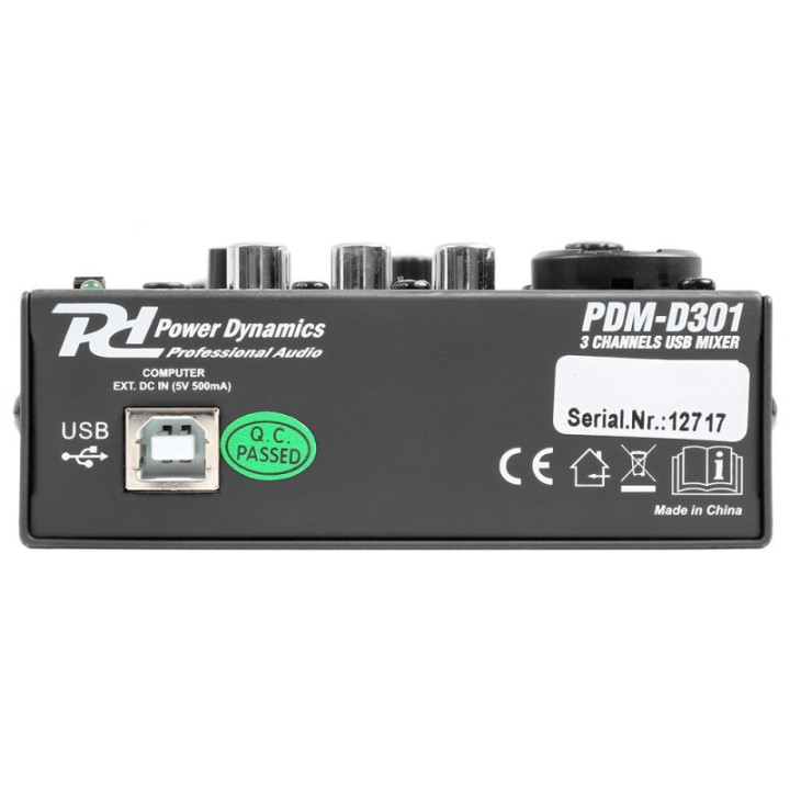 Acquista EGO TECHNOLOGIES PDM-D301 3-CHANNEL USB MIXER SOUNDCARD online | Merula Strumenti Musicali