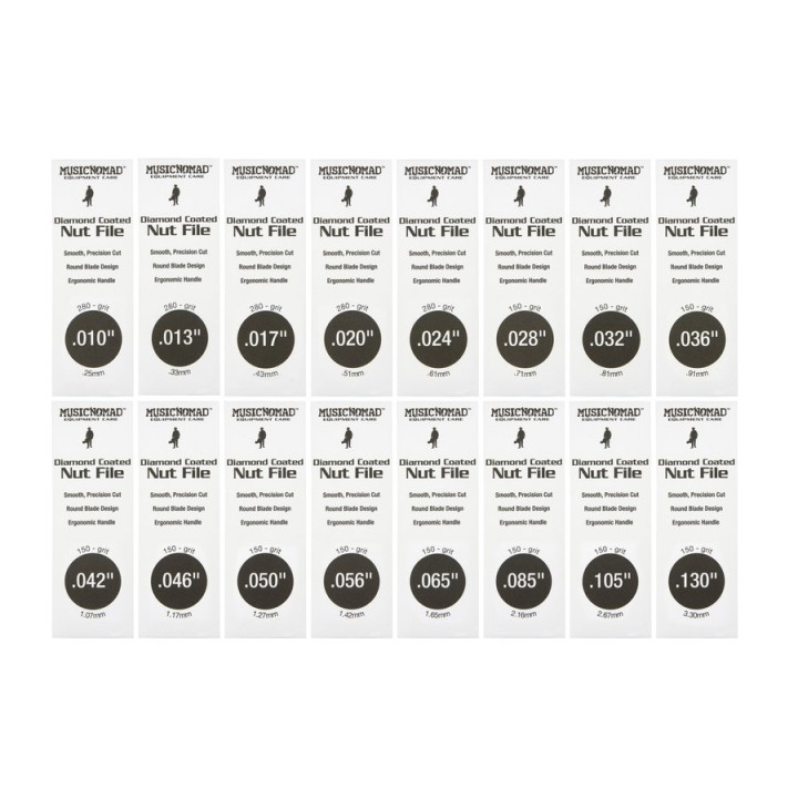 Acquista MUSIC NOMAD MN-MN676 DIAMOND COATED NUT FILE COMPLETE 16PCS online | Merula Strumenti Musicali