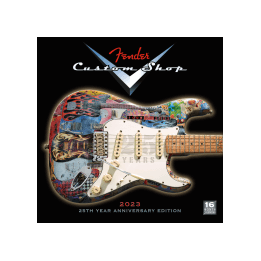 Acquista FENDER 2023 FENDER CUSTOM SHOP CALENDAR online | Merula Strumenti Musicali