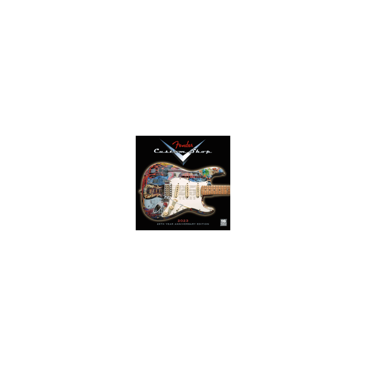 Acquista FENDER 2023 FENDER CUSTOM SHOP CALENDAR online | Merula Strumenti Musicali