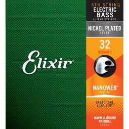 Acquista ELIXIR 15332 ELECTRIC BASS NICKEL PLATED STEEL NANOWEB online | Merula Strumenti Musicali