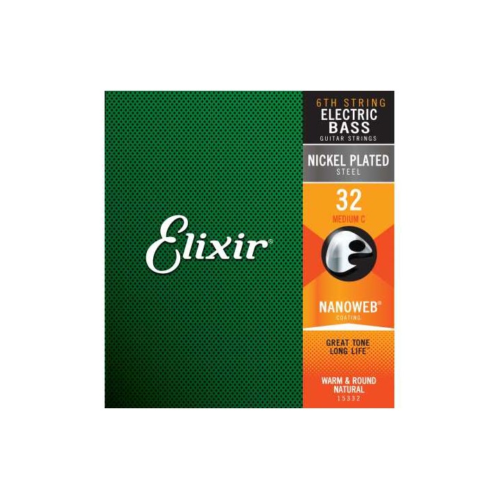 Acquista ELIXIR 15332 ELECTRIC BASS NICKEL PLATED STEEL NANOWEB online | Merula Strumenti Musicali