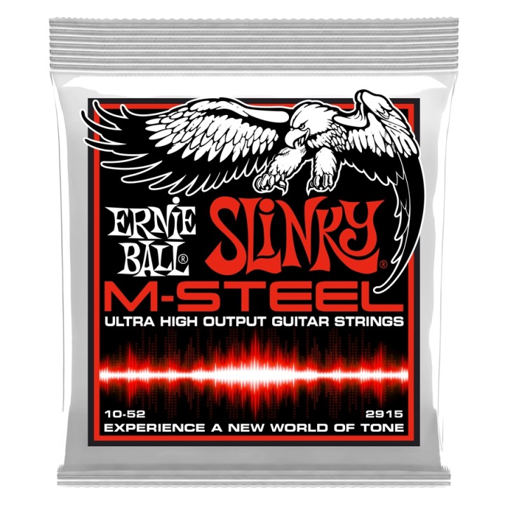 Acquista ERNIE BALL 2915 Skinny Top Heavy Bottom Slinky M-Steel Electric Guitar Strings 10-52 online | Merula Strumenti Musicali